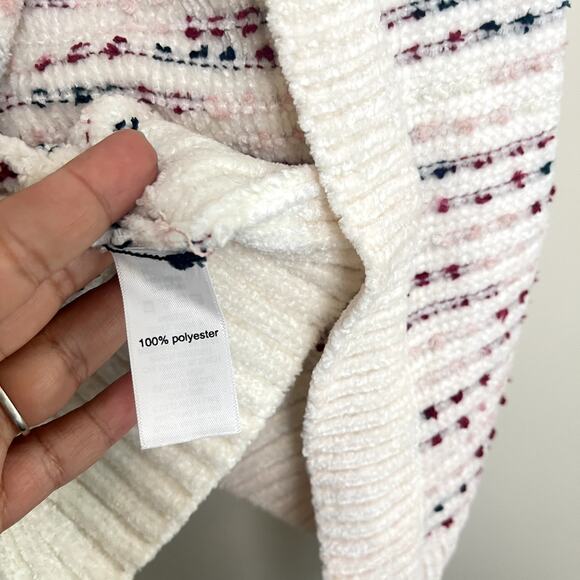 Maurices Pink Textured Cozy Knit Open Front Balloon Sleeve Cardigan Women's 3X - Picture 5 of 6